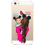 iSaprio Mama Mouse Brunette and Boy for iPhone 5/5S/SE - Phone Cover