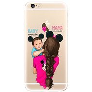 iSaprio Mama Mouse Brunette and Boy pre iPhone 6/ 6S - Kryt na mobil