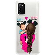 iSaprio Mama Mouse Brunette and Boy for Samsung Galaxy A02s - Phone Cover