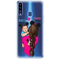 iSaprio Mama Mouse Brunette and Boy for Samsung Galaxy A20s - Phone Cover