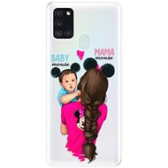 iSaprio Mama Mouse Brunette and Boy for Samsung Galaxy A21s - Phone Cover