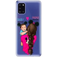 iSaprio Mama Mouse Brunette and Boy for Samsung Galaxy A31 - Phone Cover