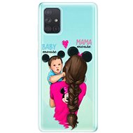 iSaprio Mama Mouse Brunette and Boy for Samsung Galaxy A71 - Phone Cover