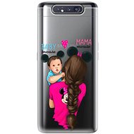 iSaprio Mama Mouse Brunette and Boy for Samsung Galaxy A80 - Phone Cover