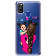 iSaprio Mama Mouse Brunette and Boy for Samsung Galaxy M21 - Phone Cover