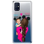 iSaprio Mama Mouse Brunette and Boy for Samsung Galaxy M31s - Phone Cover