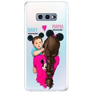 iSaprio Mama Mouse Brunette and Boy for Samsung Galaxy S10e - Phone Cover