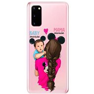 iSaprio Mama Mouse Brunette and Boy for Samsung Galaxy S20 - Phone Cover