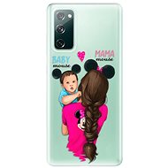 iSaprio Mama Mouse Brunette and Boy for Samsung Galaxy S20 FE - Phone Cover