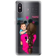 iSaprio Mama Mouse Brunette and Boy for Xiaomi Mi 8 Pro - Phone Cover