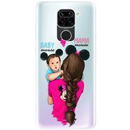 iSaprio Mama Mouse Brunette and Boy for Xiaomi Redmi Note 9 - Phone Cover