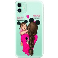 iSaprio Mama Mouse Brunette and Girl for iPhone 11 - Phone Cover