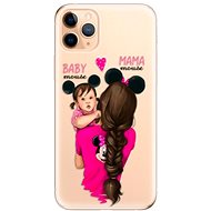iSaprio Mama Mouse Brunette and Girl for iPhone 11 Pro Max - Phone Cover