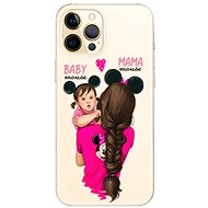 iSaprio Mama Mouse Brunette and Girl for iPhone 12 Pro - Phone Cover