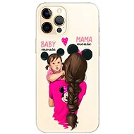 iSaprio Mama Mouse Brunette and Girl for iPhone 12 Pro Max - Phone Cover