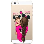 iSaprio Mama Mouse Brunette and Girl for iPhone 5/5S/SE - Phone Cover