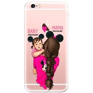iSaprio Mama Mouse Brunette and Girl for iPhone 6 Plus - Phone Cover