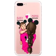 iSaprio Mama Mouse Brunette and Girl for iPhone 7 Plus / 8 Plus - Phone Cover