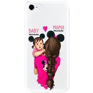 iSaprio Mama Mouse Brunette and Girl for iPhone SE 2020 - Phone Cover