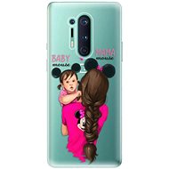 iSaprio Mama Mouse Brunette and Girl for OnePlus 8 Pro - Phone Cover
