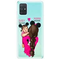 iSaprio Mama Mouse Brunette and Girl for Samsung Galaxy A71 - Phone Cover