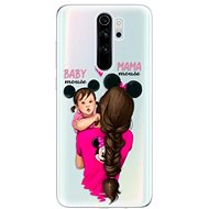 iSaprio Mama Mouse Brunette and Girl for Xiaomi Redmi Note 8 Pro - Phone Cover