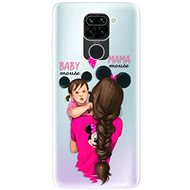iSaprio Mama Mouse Brunette and Girl for Xiaomi Redmi Note 9 - Phone Cover