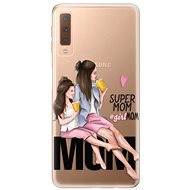 iSaprio Milk Shake - Brunette for Samsung Galaxy A7 (2018) - Phone Cover