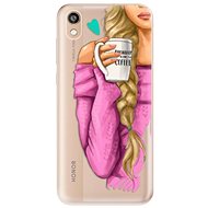 iSaprio My Coffe and Blond Girl for Honor 8S - Phone Cover
