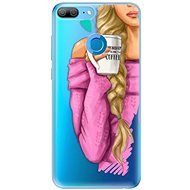 iSaprio My Coffee and Blond Girl for Honor 9 Lite - Phone Cover