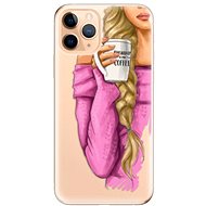 iSaprio My Coffee and Blond Girl for iPhone 11 Pro - Phone Cover