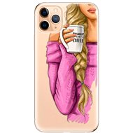 iSaprio My Coffee and Blond Girl for iPhone 11 Pro Max - Phone Cover