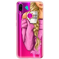 iSaprio My Coffee and Blond Girl for Xiaomi Redmi Note 7 - Phone Cover