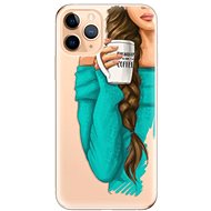iSaprio My Coffee and Brunette Girl for iPhone 11 Pro - Phone Cover