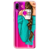 iSaprio My Coffee and Brunette Girl for Xiaomi Redmi Note 7 - Phone Cover