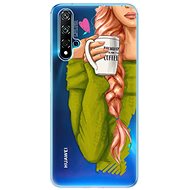 iSaprio My Coffee and Redhead Girl for Huawei Nova 5T - Phone Cover