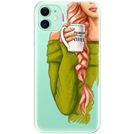 iSaprio My Coffee and Redhead Girl for iPhone 11 - Phone Cover