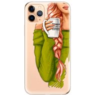 iSaprio My Coffee and Redhead Girl for iPhone 11 Pro Max - Phone Cover