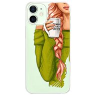 iSaprio My Coffee and Redhead Girl for iPhone 12 - Phone Cover