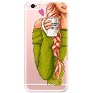 iSaprio My Coffee and Redhead Girl for iPhone 6 Plus - Phone Cover