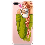 iSaprio My Coffee and Redhead Girl for iPhone 7 Plus / 8 Plus - Phone Cover