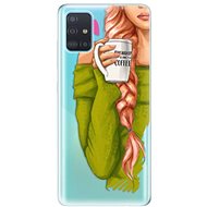 iSaprio My Coffee and Redhead Girl for Samsung Galaxy A51 - Phone Cover