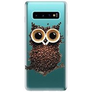 iSaprio Owl And Coffee for Samsung Galaxy S10 - Phone Cover