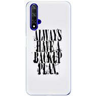 iSaprio Backup Plan for Honor 20 - Phone Cover