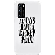 iSaprio Backup Plan for Huawei P40 - Phone Cover