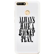 iSaprio Backup Plan for Huawei Y6 Prime 2018 - Phone Cover