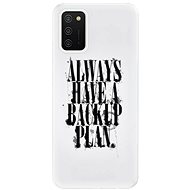 iSaprio Backup Plan for Samsung Galaxy A02s - Phone Cover