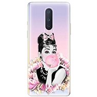 iSaprio Pink Bubble for OnePlus 8 - Phone Cover