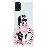 iSaprio Pink Bubble for Samsung Galaxy A21s - Phone Cover