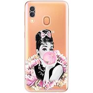 iSaprio Pink Bubble for Samsung Galaxy A40 - Phone Cover